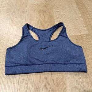 Nike Women's Heathered Blue Sports Bra